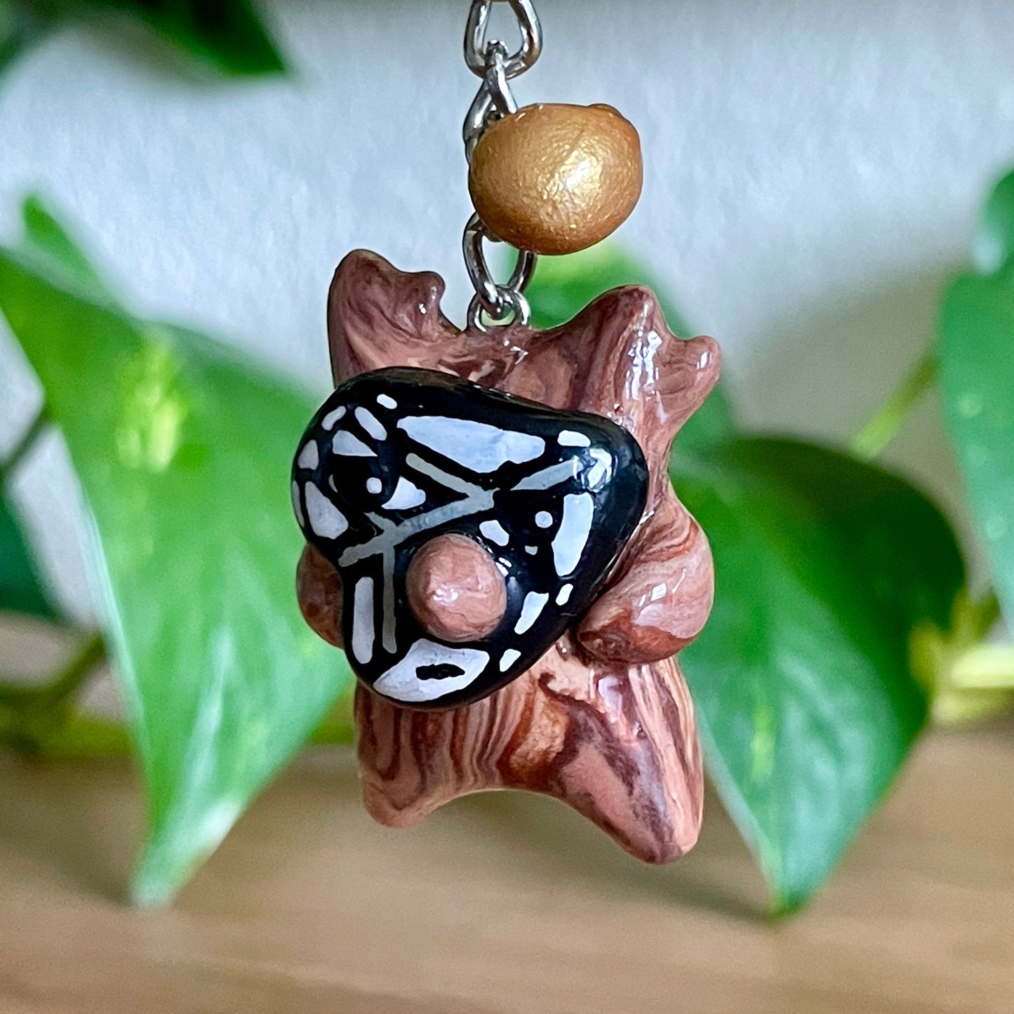 Korok Keychain - Goth Redbud