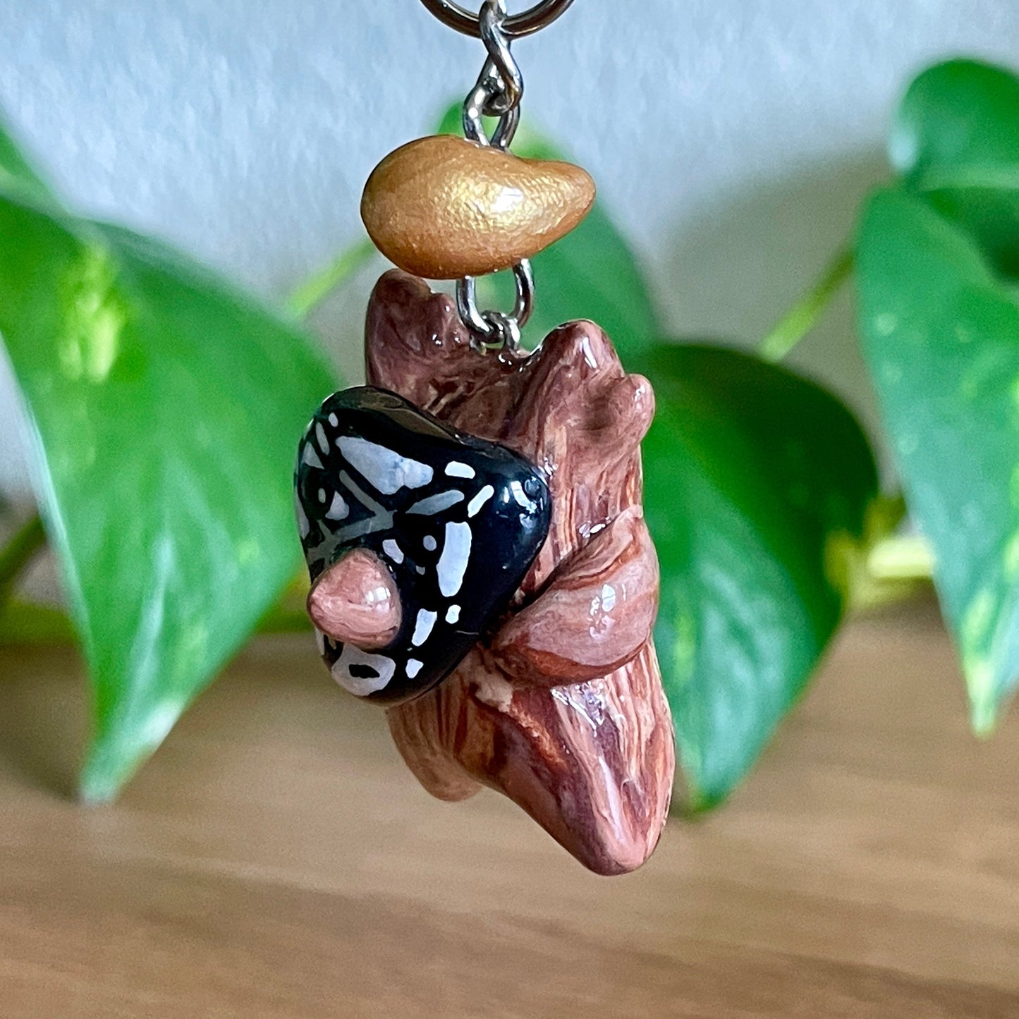 Korok Keychain - Goth Redbud