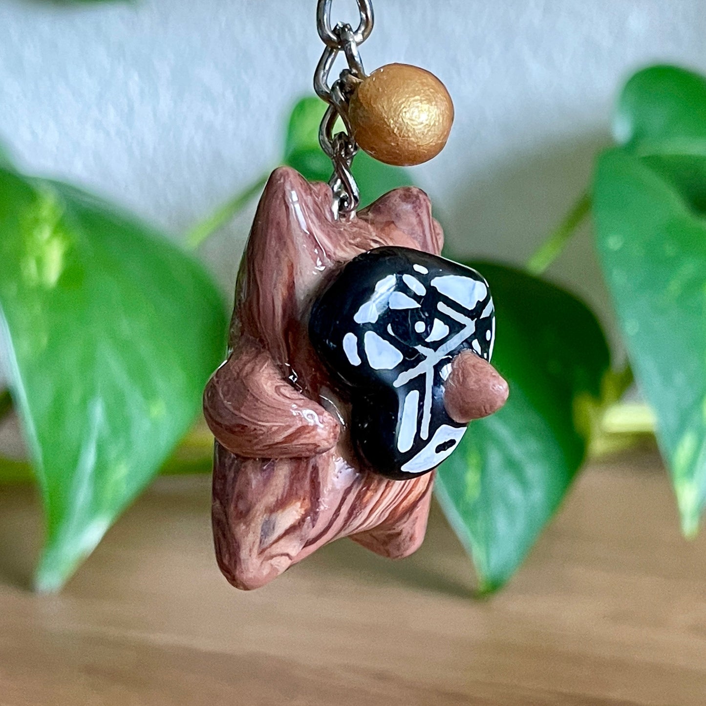 Korok Keychain - Goth Redbud