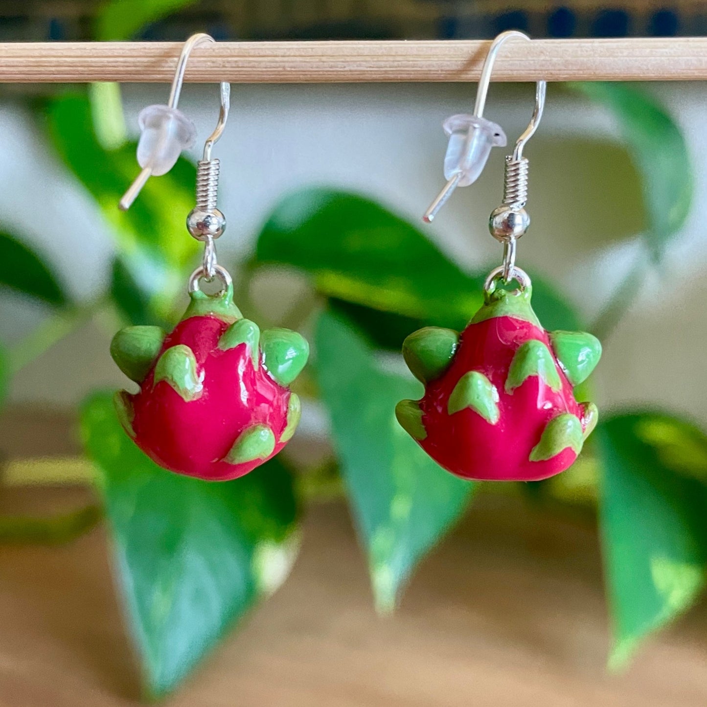 Dragon Fruit Monster Earrings
