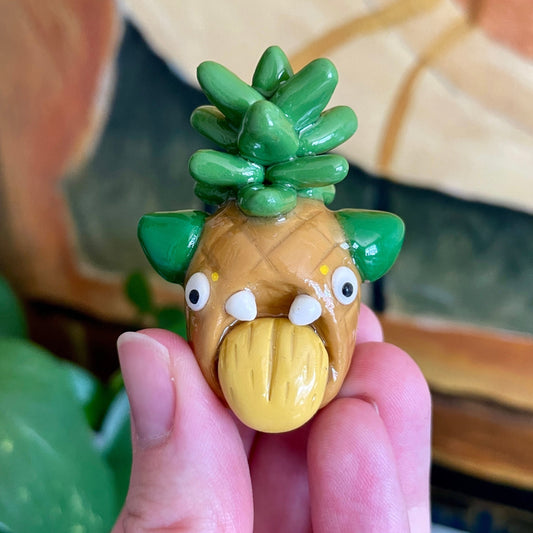 Frank the Pineapple Monster Smol Pal (Made to Order)