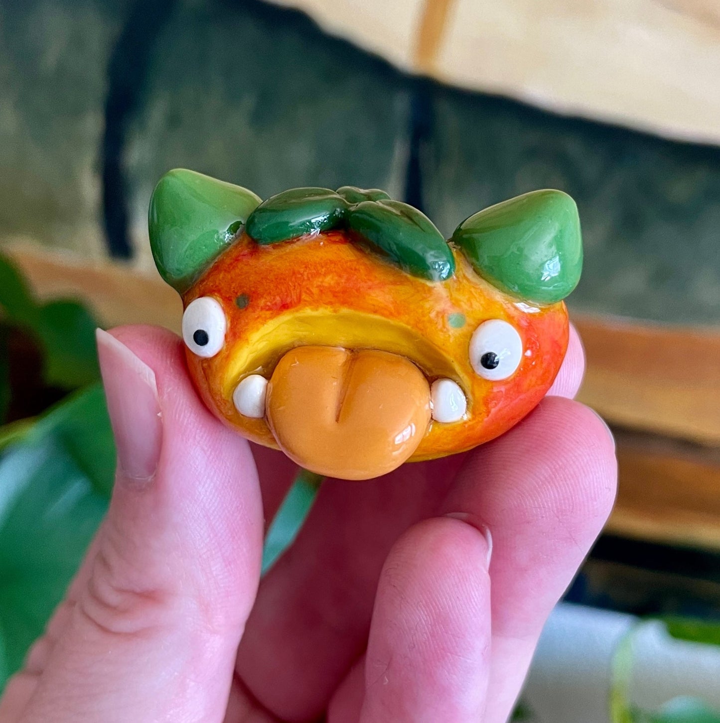 Manny the Mango Monster Smol Pal (Made to Order)