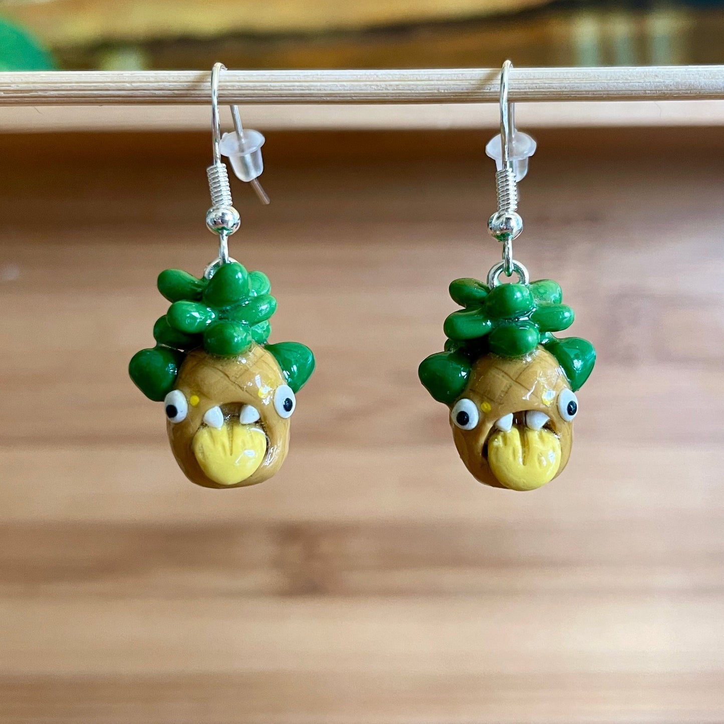 Pineapple Fruit Monster Earrings (Made to Order)