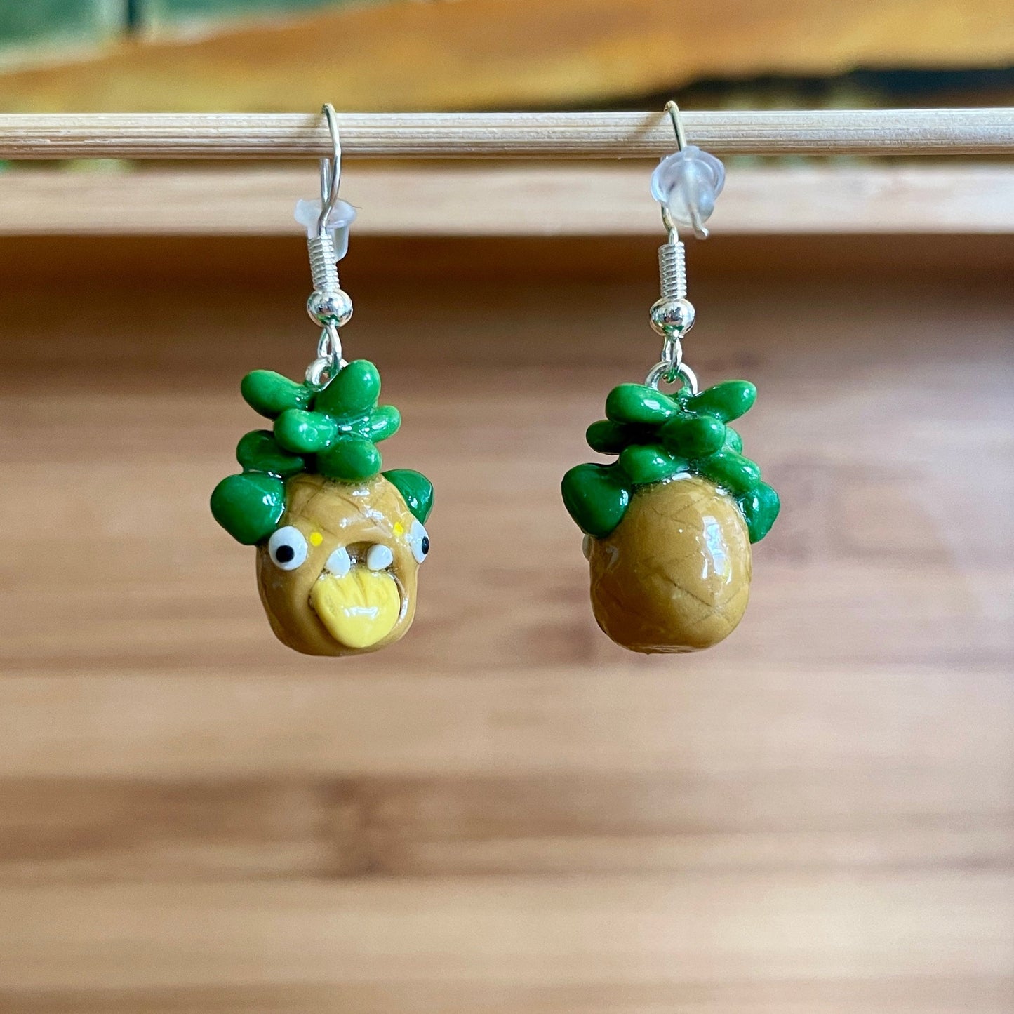 Pineapple Fruit Monster Earrings (Made to Order)