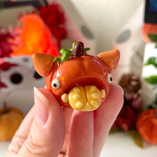 Pumpkin Monster Smol Pal (Made to Order)