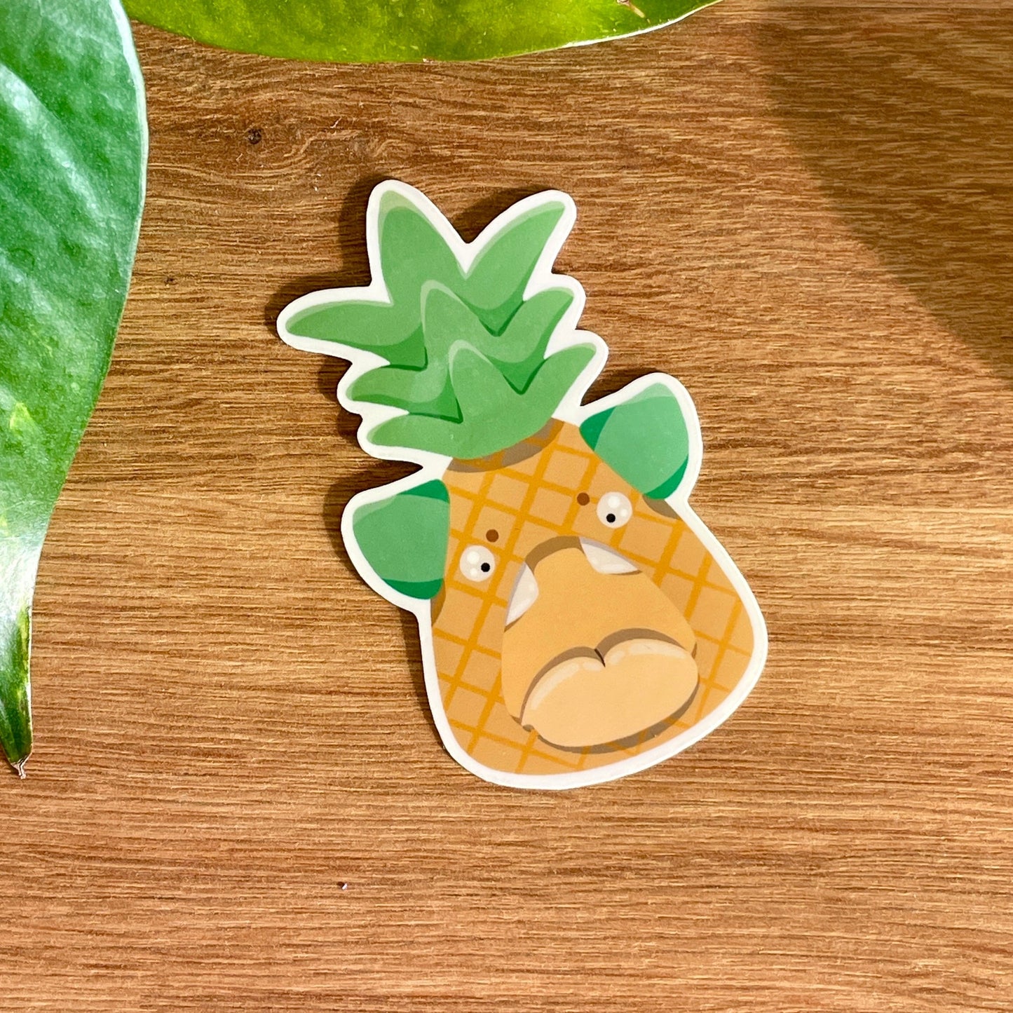 Frank the Pineapple Monster Sticker