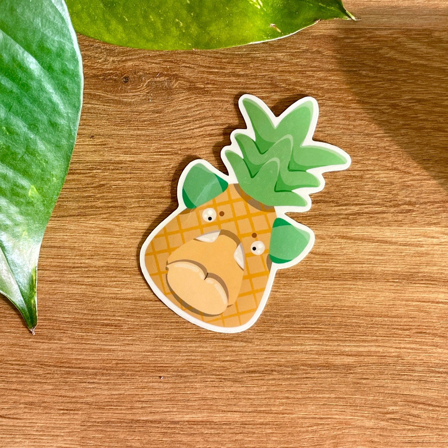 Frank the Pineapple Monster Sticker