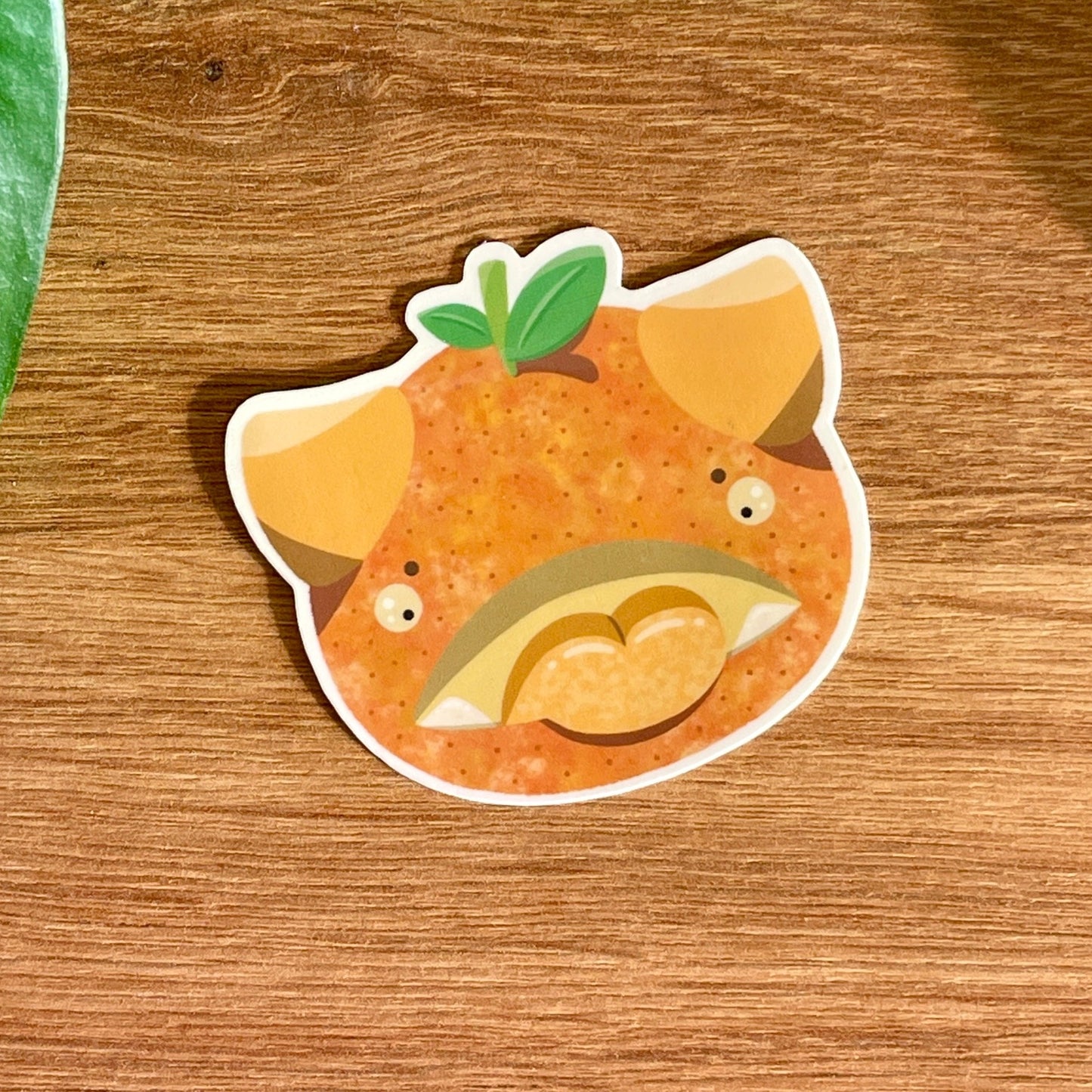 Orange Monster Sticker