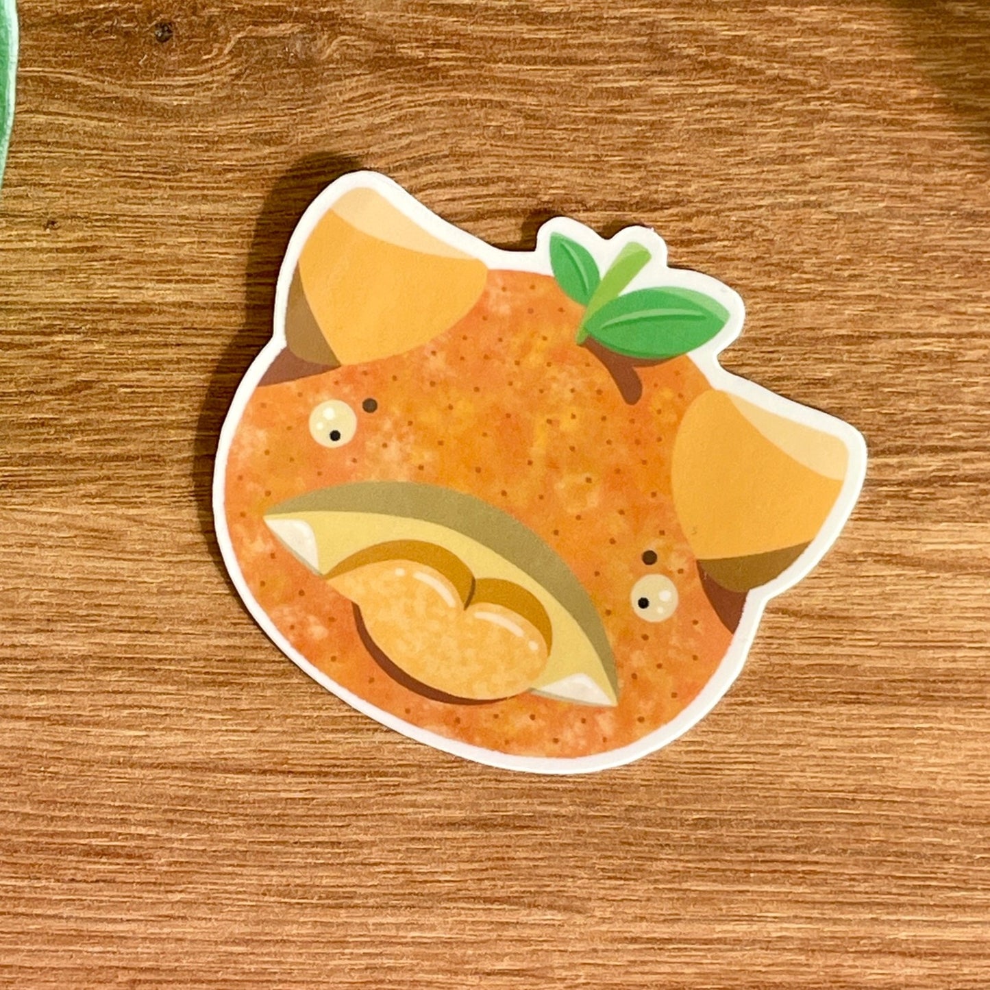 Orange Monster Sticker