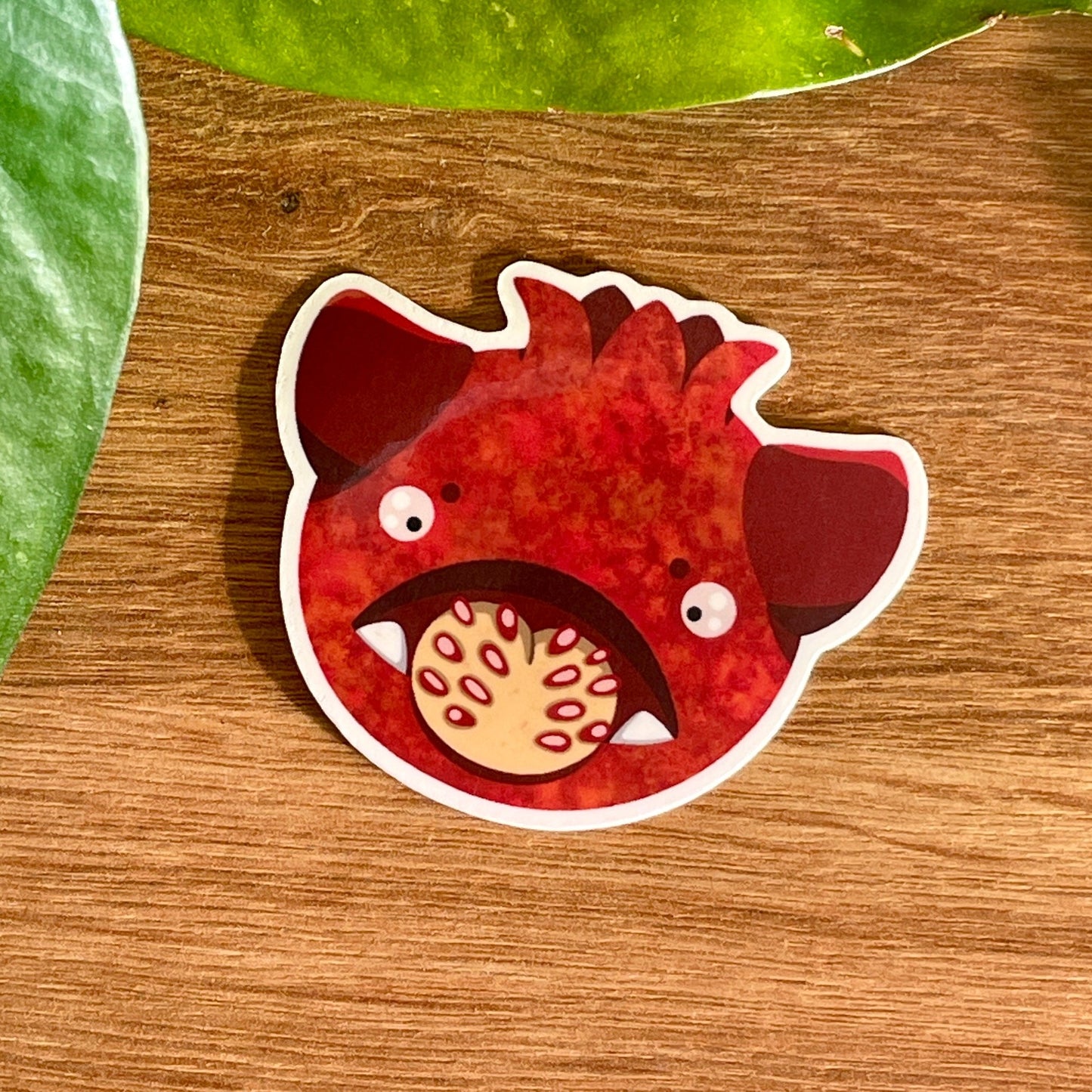 Pomi the Pomegranate Monster Sticker